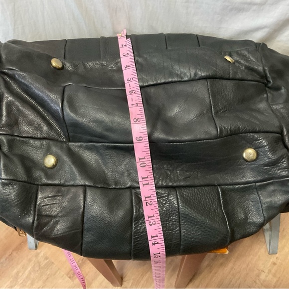 Vintage Genuine Leather Travel Duffle Bag Weekend Luggage - Picture 10 of 12